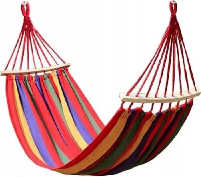 Kerti függőágy erős piros Kerti hinta 170 x 80 cm