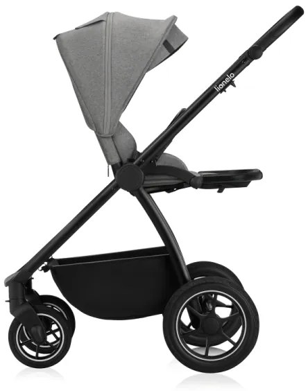 Lionelo - Kombinált babakocsi 2 az 1-ben MERIL Grey Stone