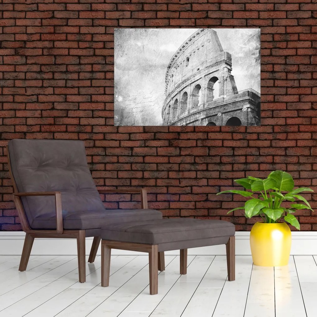 Kép - Vintage képeslap a városról N⁰1 (90x60 cm)