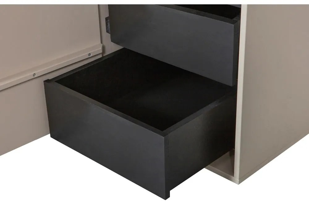 Krémszínű borovi fenyő moduláris szekrény 400x200 cm Daily – vtwonen