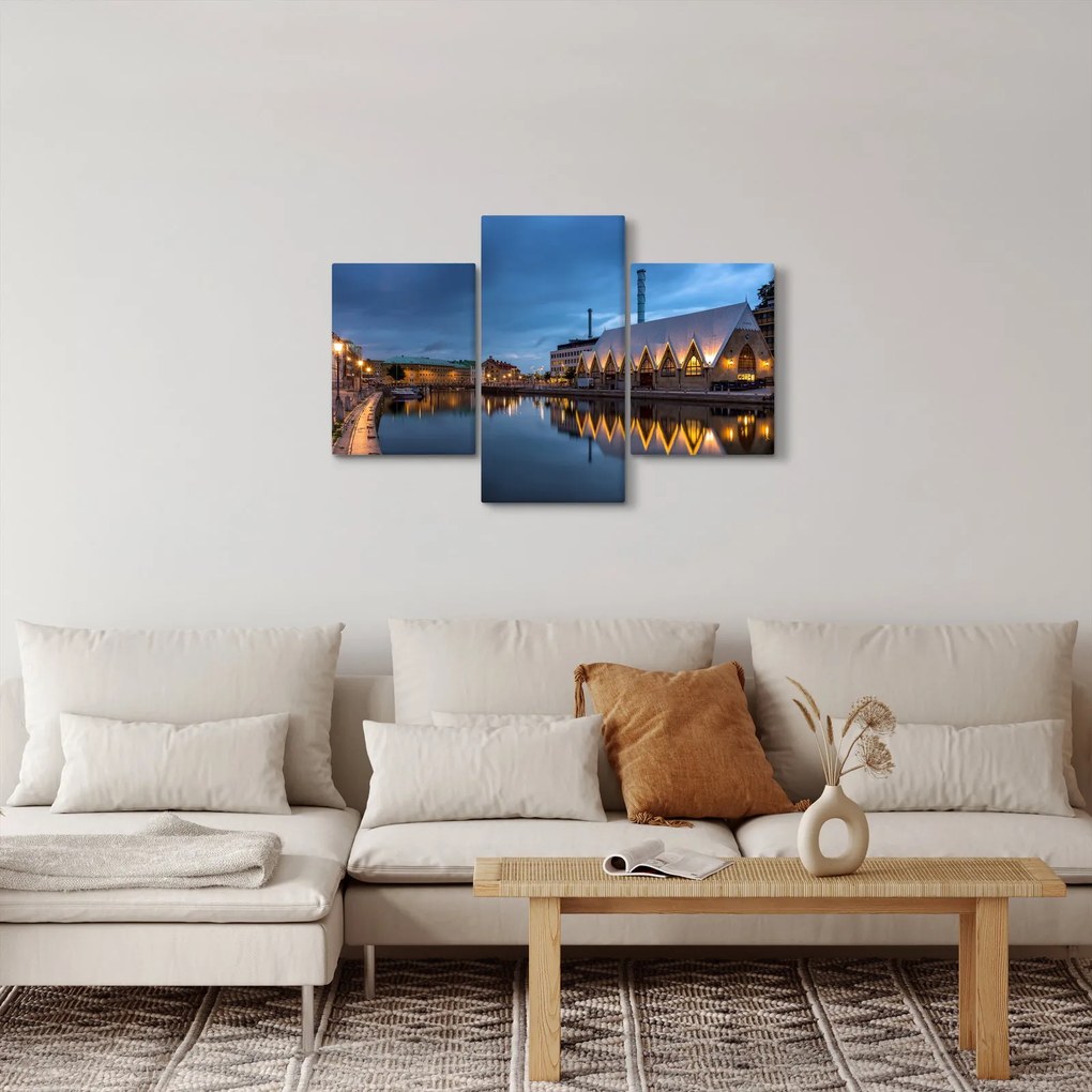 Vízcsatorna képe - Göteborg (90x60 cm)