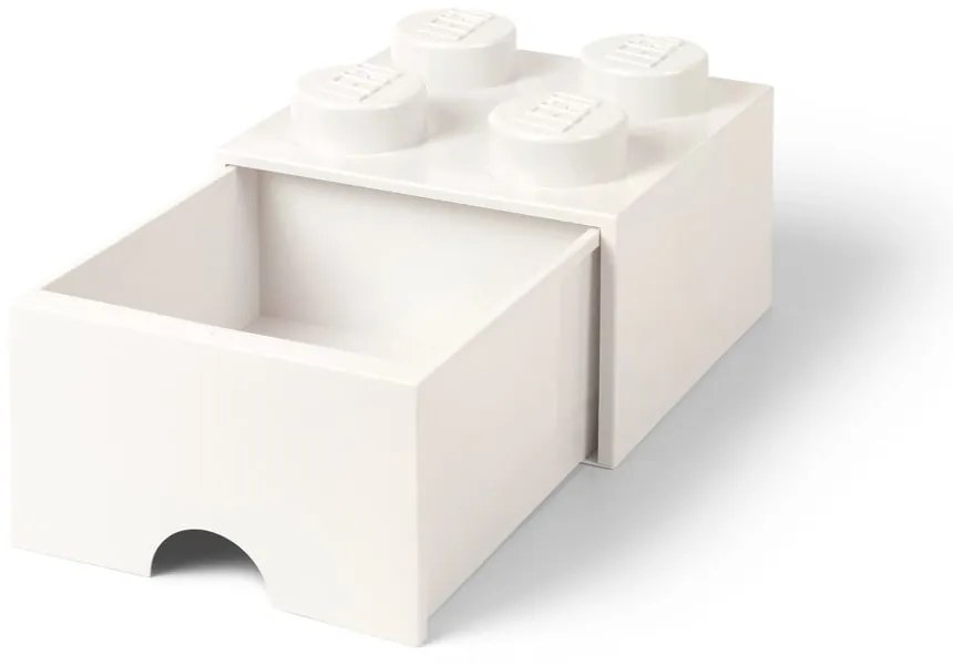 Négyszögletes fehér tárolódoboz - LEGO®
