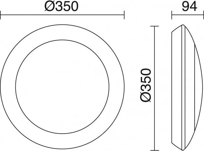 NOVOLUX 579C-L0216R-01 BELENLUX Modern Kültéri Mennyezeti Lámpa Fehér LED IP66