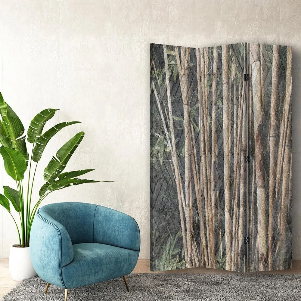 Gario Paraván Barna bambusz Méret: 180 x 170 cm, Kivitelezés: Forgó paraván 360°