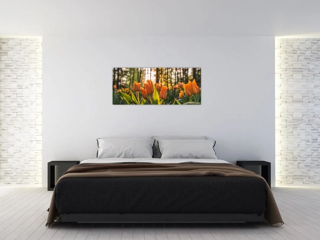 Kép - tulipánok (120x50 cm)