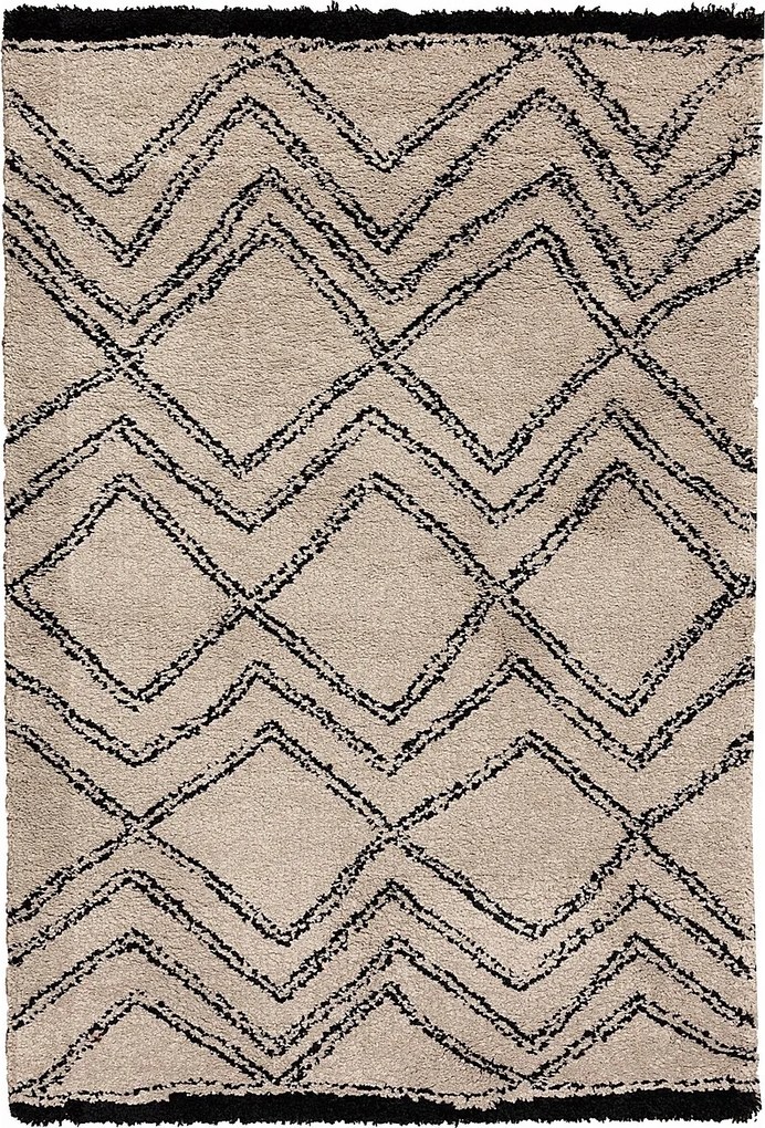 Dekoria Royal Nomadic szőnyeg sand/black 120x170cm