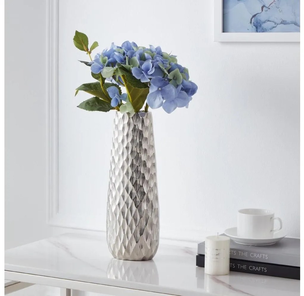 Eglo 421045 - Fém váza NILGAUT 31x12 cm ezüst