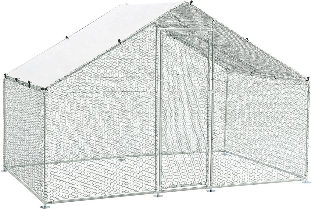 Juskys Csirkekifutó - 3x2x2m