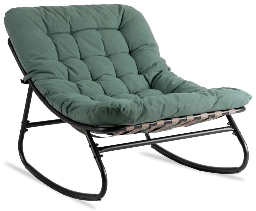 Hintafotel Zöld Párnával. AURORA