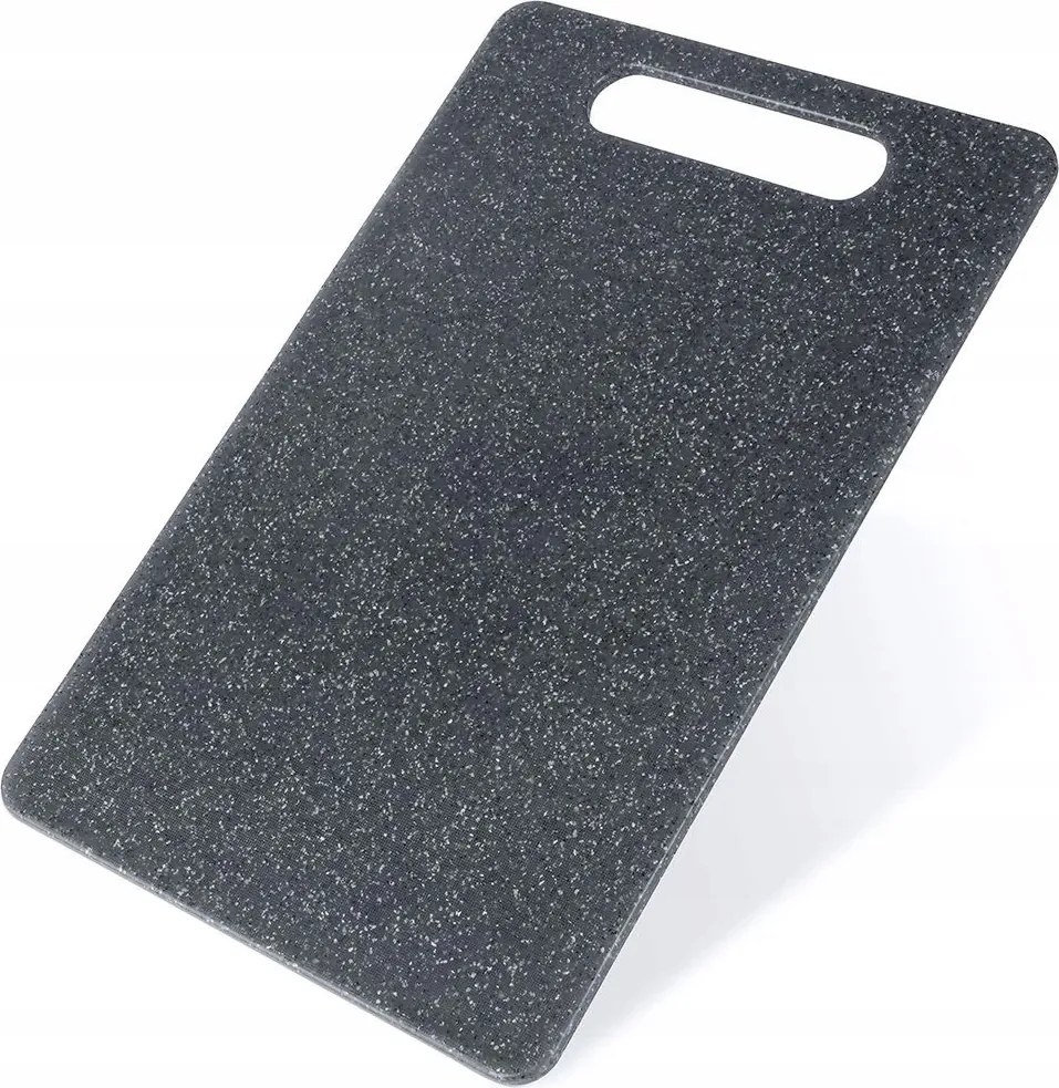 Vágódeszka Műanyag Tömör Szürke Orion fogantyúval 37x24 cm