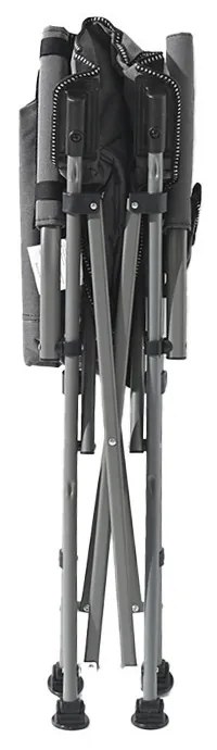 Leziter Comfort Plus karfás horgász szék pohártartóval szürke