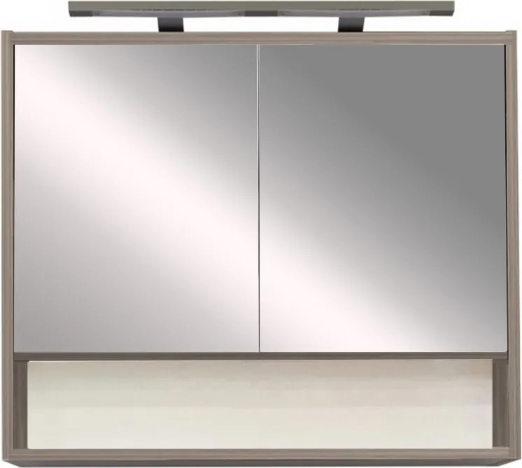 Luna 80 felső tükrös szekrény, Rauna szil