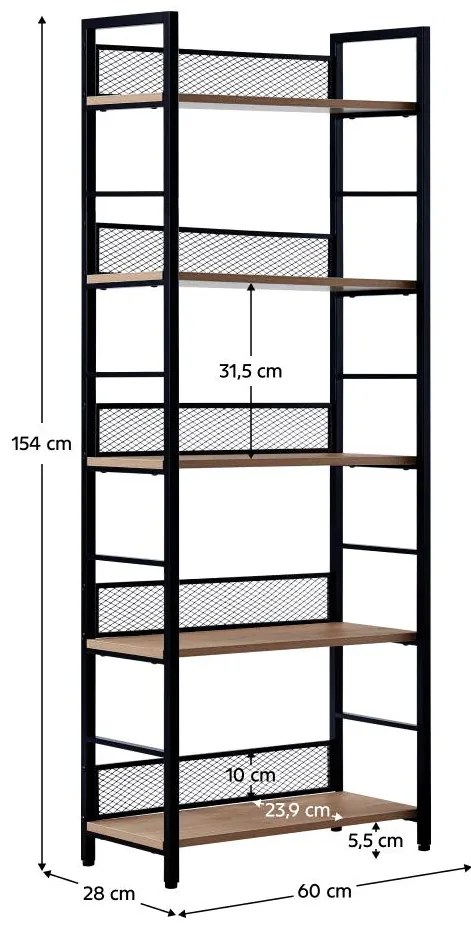 Regál Kuomintang 2 (tölgy + fekete). 1116365