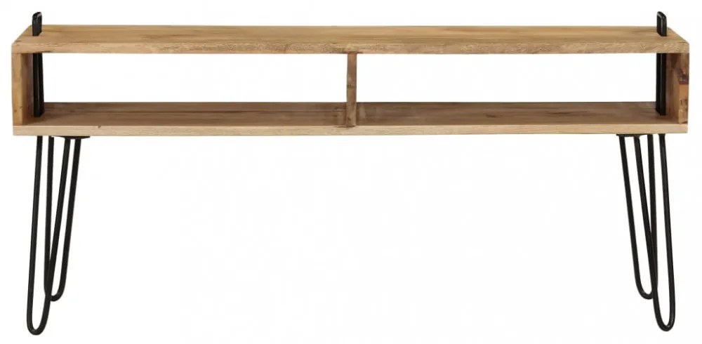 tömör mangófa TV-állvány 110 x 35 x 45 cm