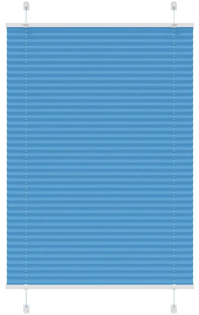 pliszírozott redőny kék 90x150 cm szövetszélesség 89,4 cm