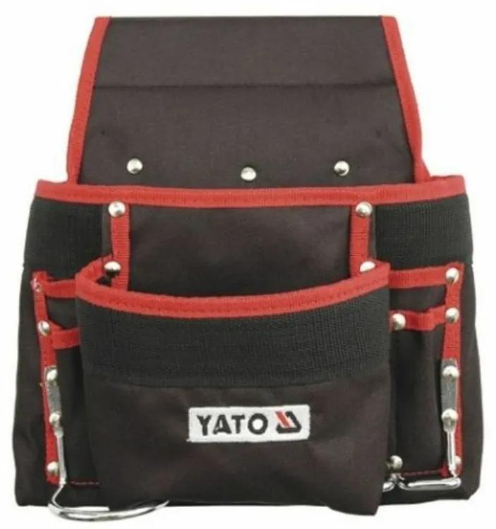 Yato YT-7410 Övre fűzhető szerszámtáska 8 zsebbel, fekete