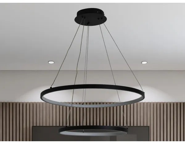 LED állítható fényerejű csillár kábellel LED/75W/230V 3000-6500K + DO