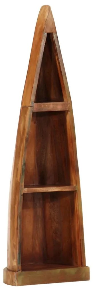 tömör újrahasznosított fa csónakszekrény 39 x 27 x 127 cm