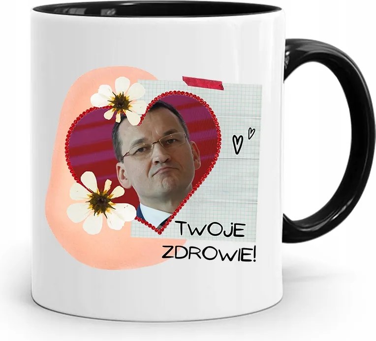 Bögre Fekete Politikusok Miniszterelnök Mateusz Morawiecki