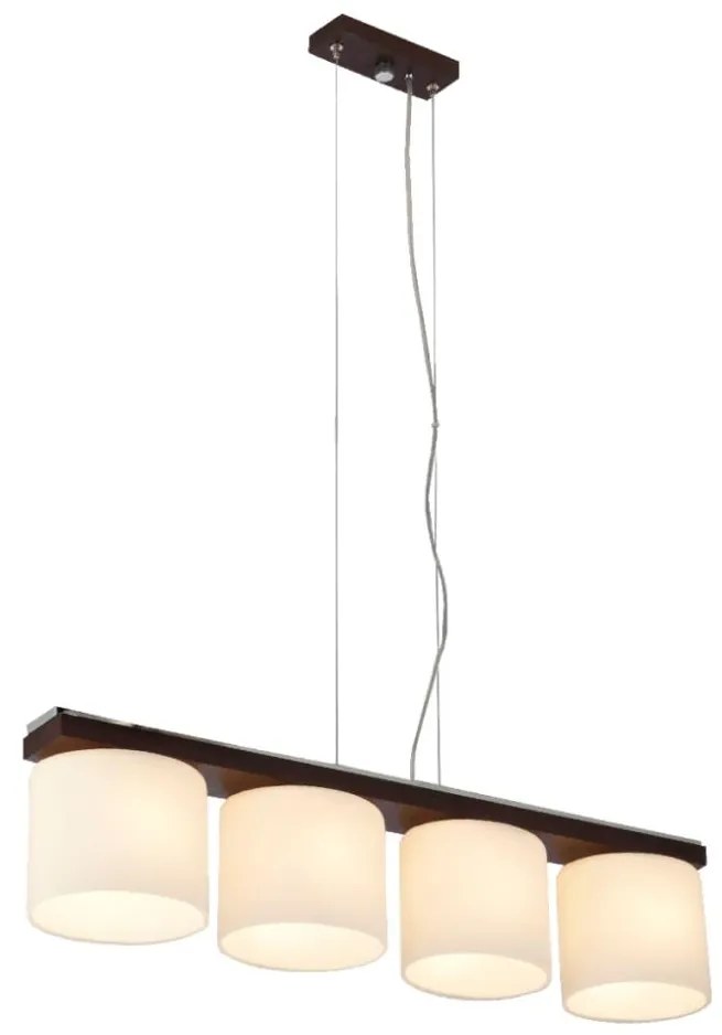 Argon 1550 - Csillár CARLO 4xE27/60W/230V barna