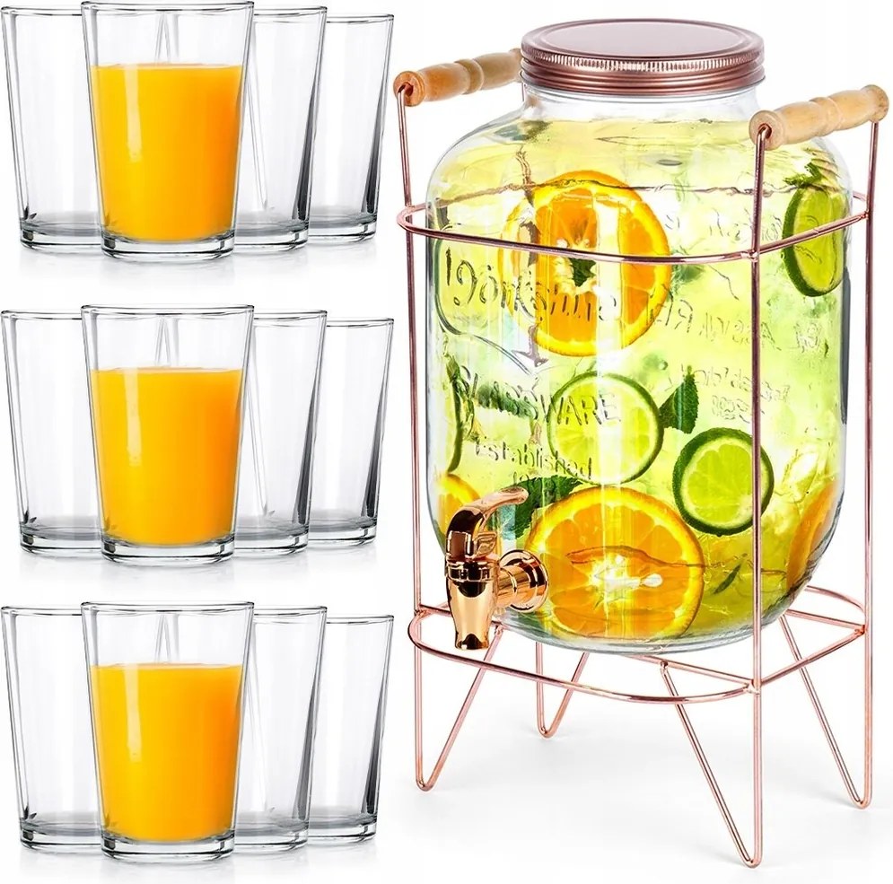 Befőttes üveg befőttes üveg csaptelep állvány poharak