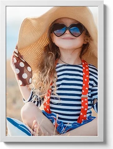 Képkeret 50x70 Fehér plexi képkeret mdf ajándéknak és fotónak