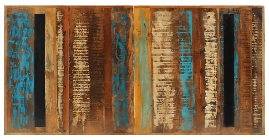Tömör újrahasznosított fa étkezőasztal 180 x 90 x 73 cm