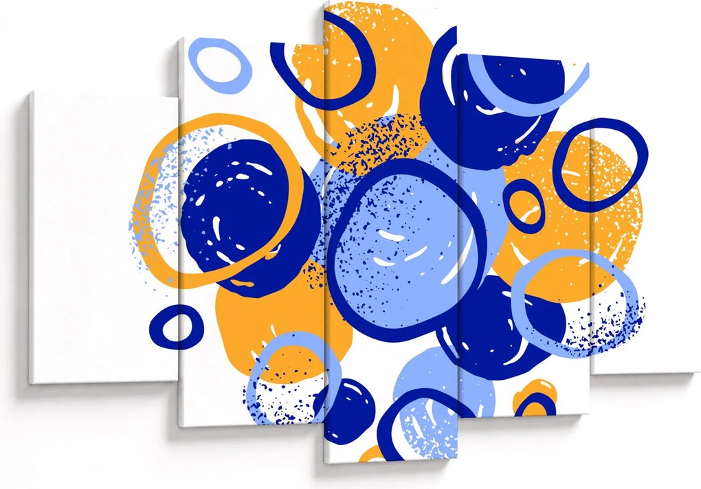 Kép - Világos motívum körökkel (150x105 cm)