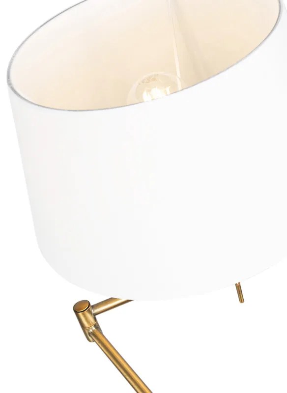 Okos klasszikus állólámpa bronz fehérrel, WiFi A60 - Ladas Fix