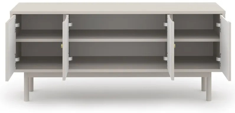 Suport TV în culoare cașmir/auriu. MAZOMA RTV 4D, 154 cm