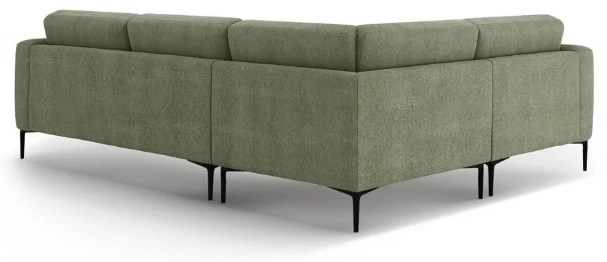 Zöld sarokkanapé (bal oldali-L alakú) Bemy – Micadoni