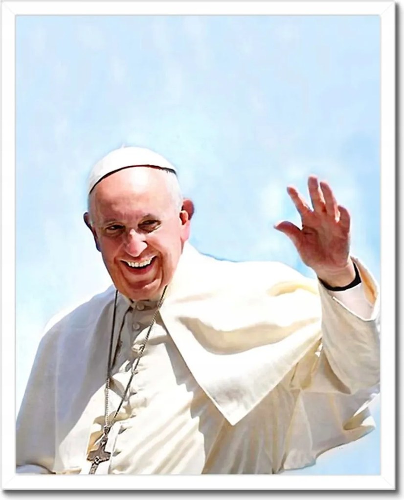 Poszterek keretben 40x50 Ferenc pápa