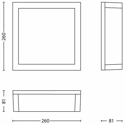 Philips - Kültéri mennyezeti lámpa SKIES 2xE27/14W/230V IP44 szürke