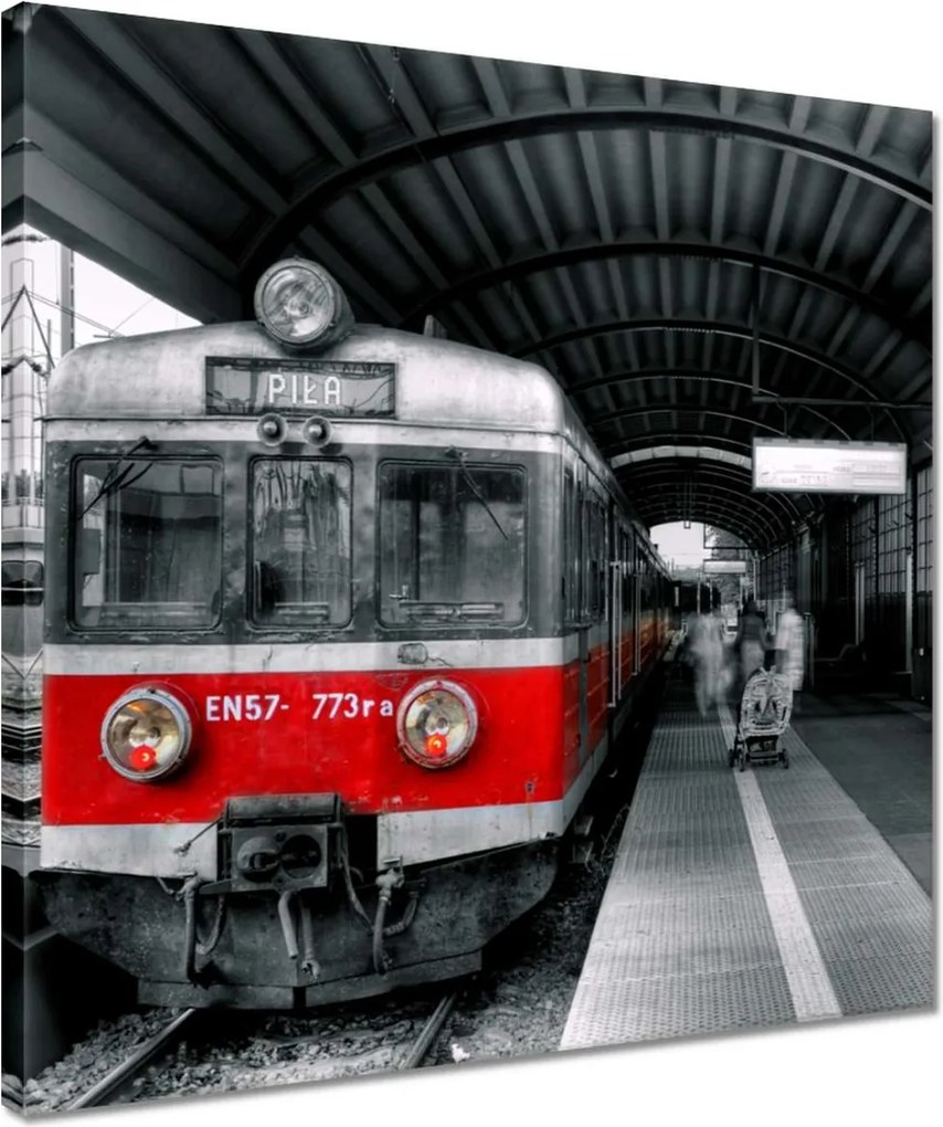 Vászonkép 40x40 Fűrészvonat EB57-773ra