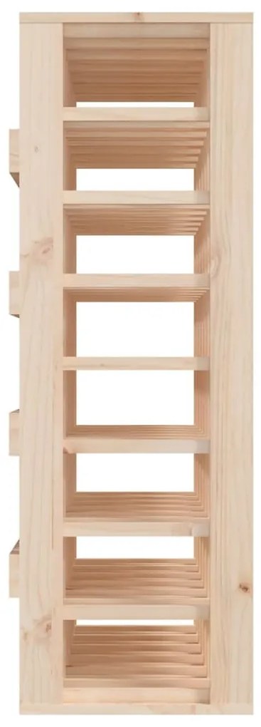 Tömör fenyőfa bortartó állvány 70 x 33 x 94 cm