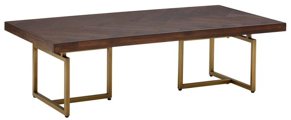 Barna kerek dohányzóasztal 60x120 cm Brando – Premier Housewares