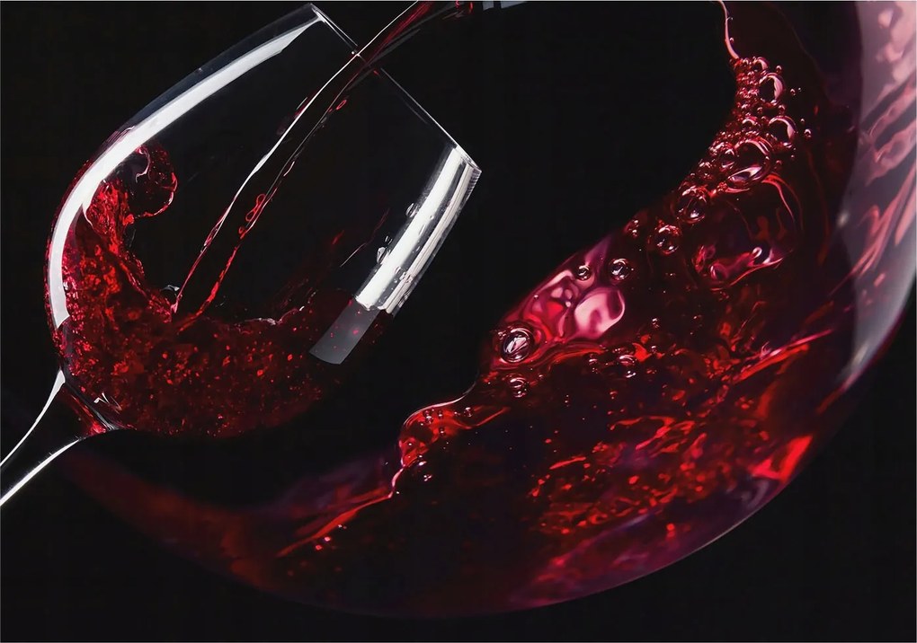 Fotótapéta Flizelin Dekoratív Hálószoba Vörösbor 312x219 Ragasztó