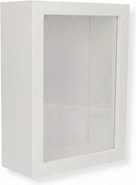 Képkeret 27×22×6,5 cm mély fehér
