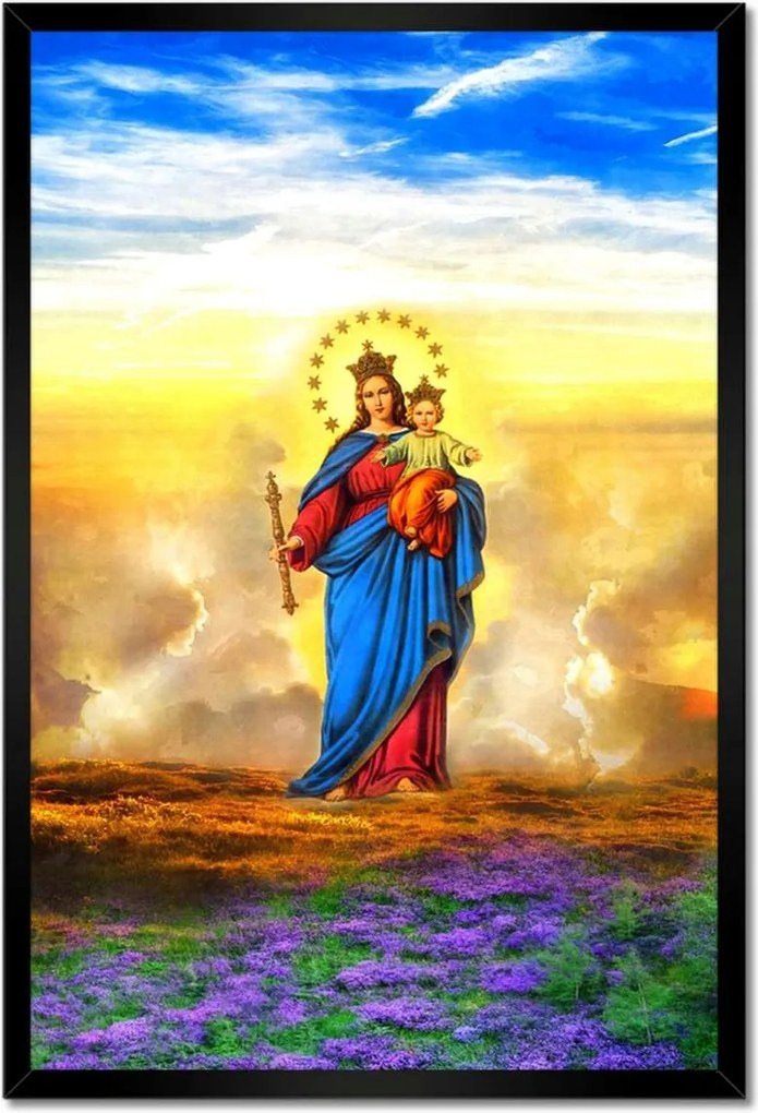 Poszterek keretben 40x60 Segítő Szűzanya