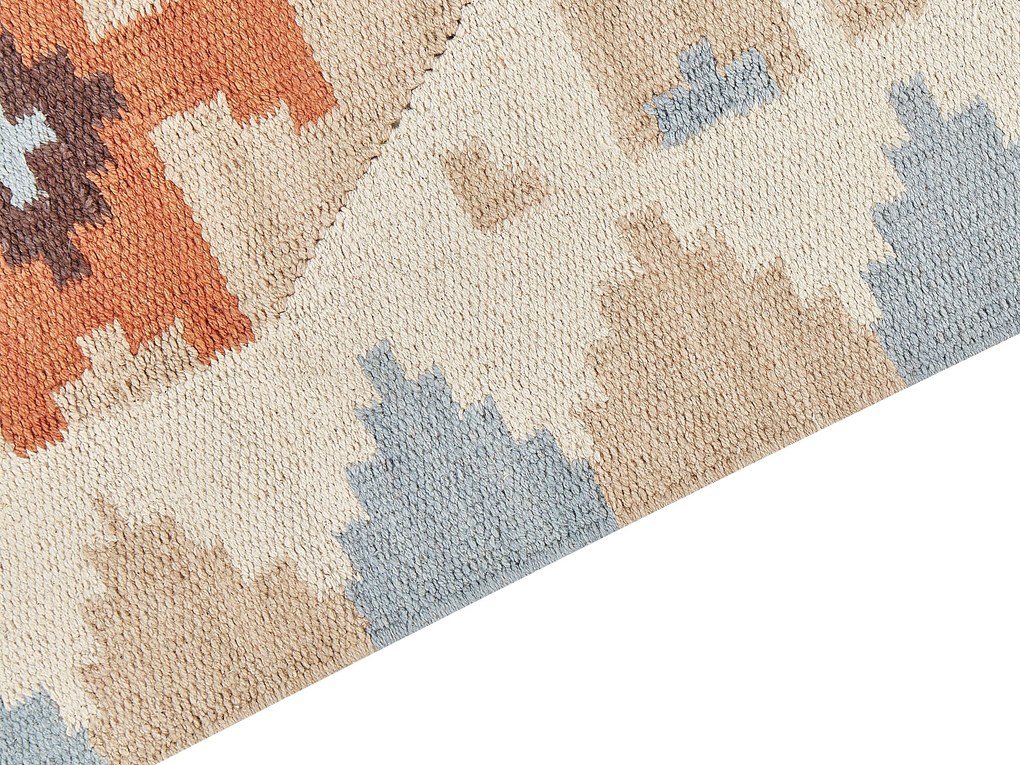 Színes kilim pamutszőnyeg 200 x 300 cm DILIJAN Beliani