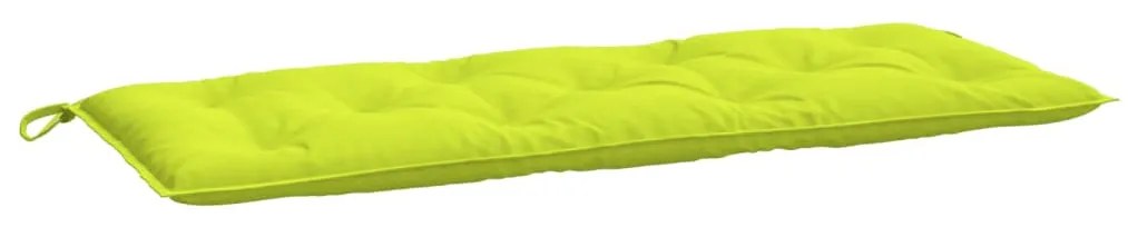 élénkzöld oxford szövet kerti padpárna 120 x 50 x 7 cm
