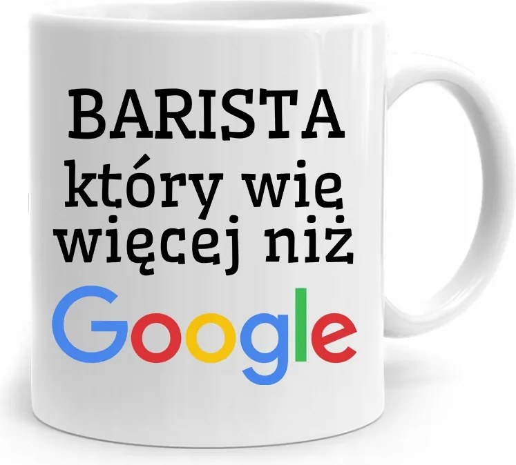 Barista Kávézó Ajándék Bögre fényképes nyomtatással
