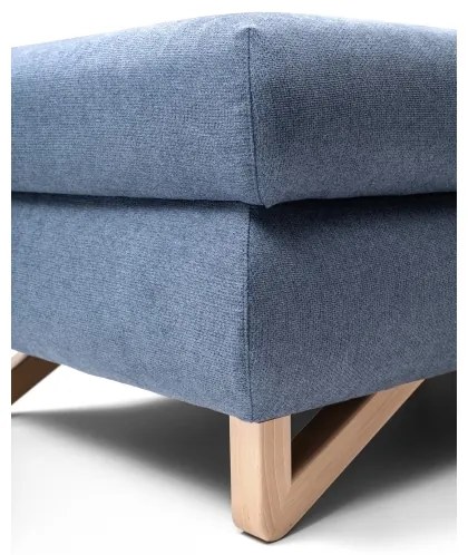 Puff AVESTA 63x95 cm kék