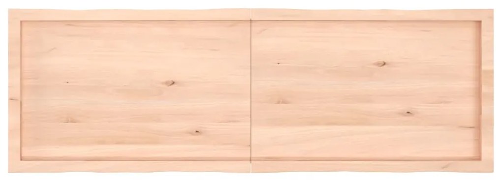 kezeletlen tömör fa asztallap 160x50x(2-6) cm