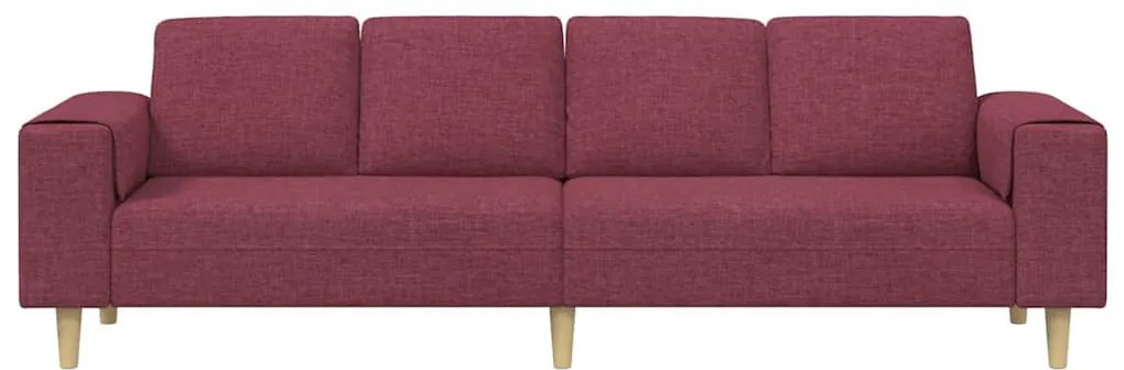 Kanapé Szett bordó szövet