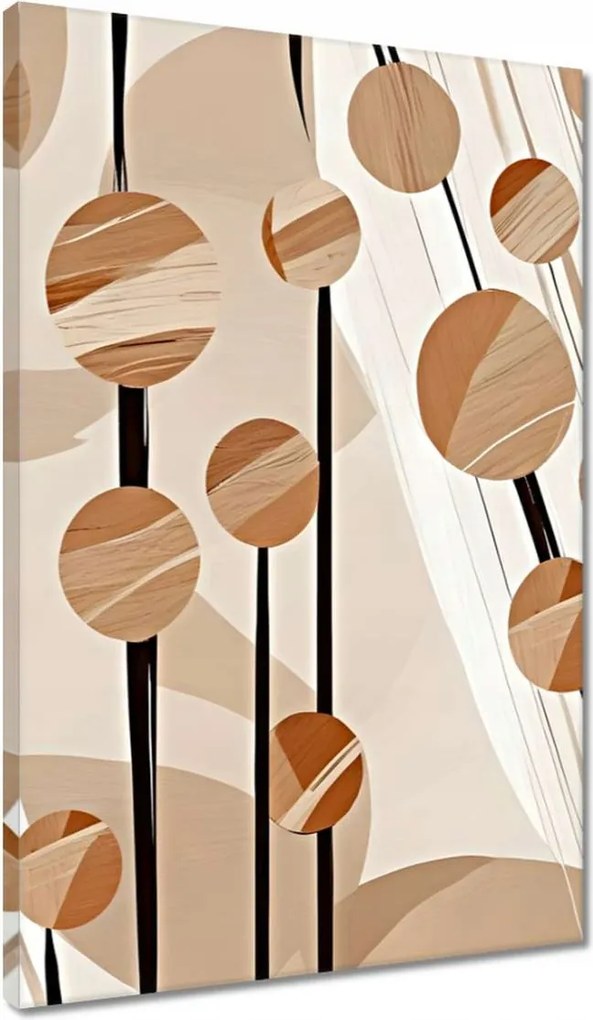 Vászonkép 40x60 Bézs az oszlopokon