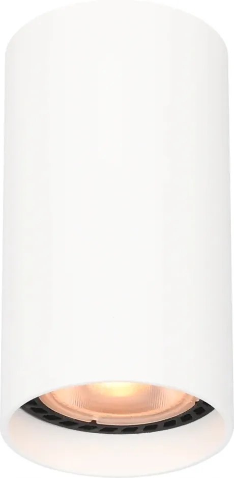 Mennyezeti spot lámpatest fehér kerek cső 10 cm spot GU10 Italux