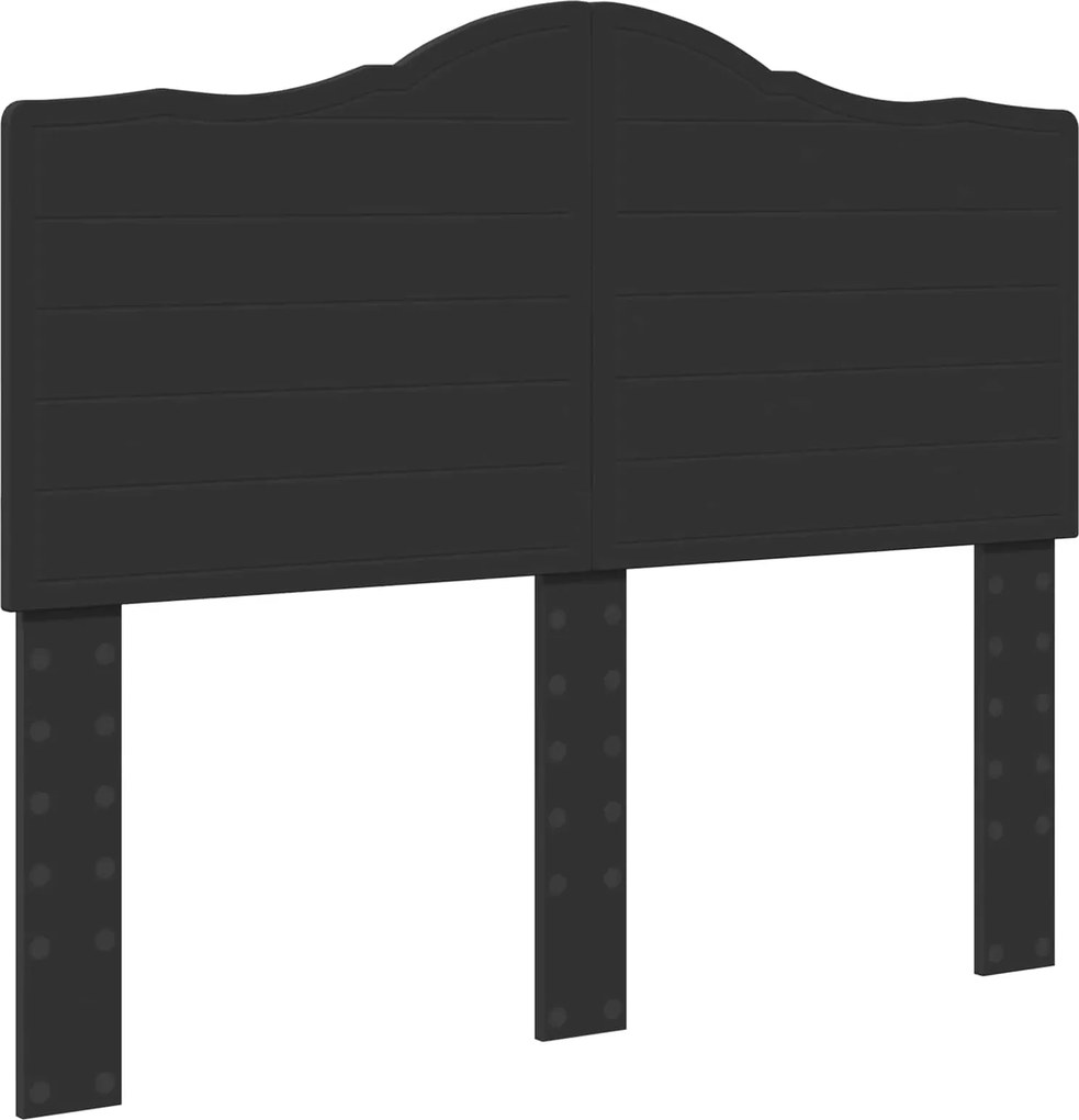 vidaXL Fejtámla Fekete tölgy 120 cm Faanyag