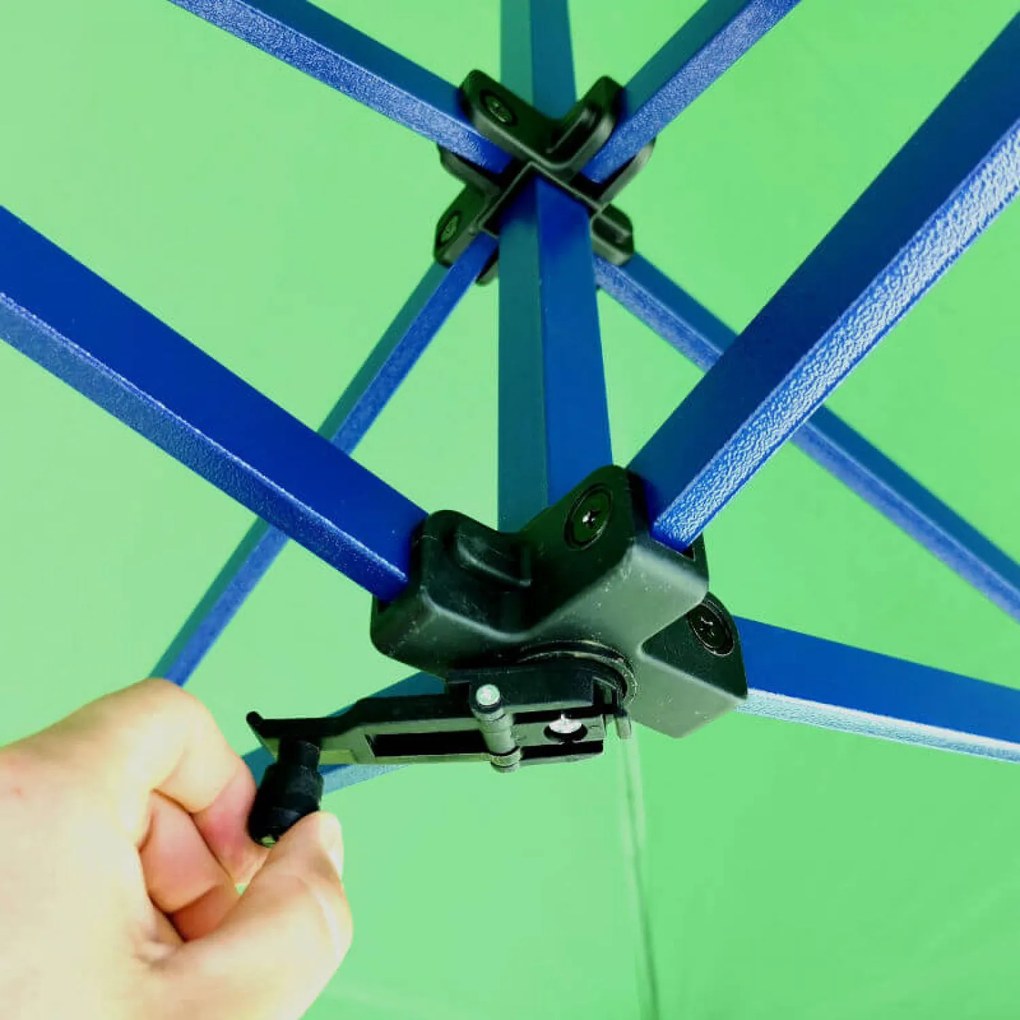 Gyorsan felállítható pavilon 2x3 m (3 fal): Acélos tartósság árusoknak - plusz 3 oldalfal - Narancssárga