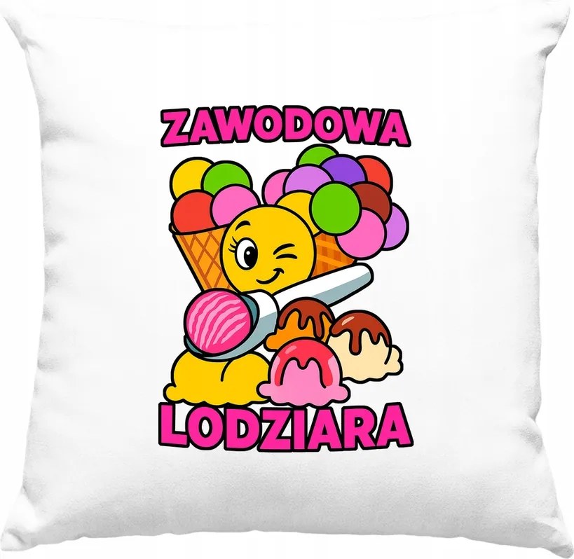 Professzionális Fagylaltos párna, fehér